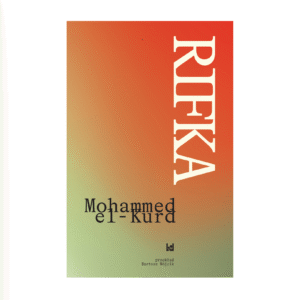 Okładka polskiego wydania książki poetyckiej Rifka autorstwa Mohammeda el-Kurda.